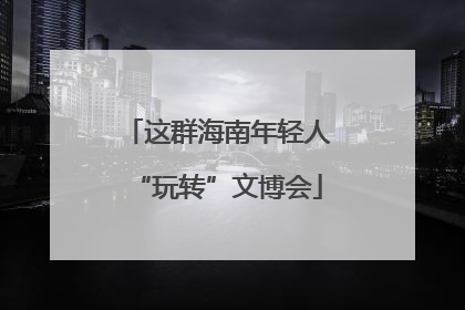 这群海南年轻人“玩转”文博会