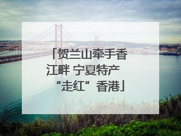 贺兰山牵手香江畔 宁夏特产“走红”香港