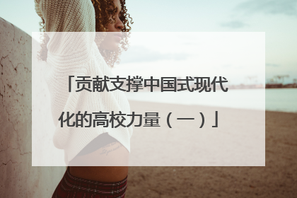 贡献支撑中国式现代化的高校力量（一）