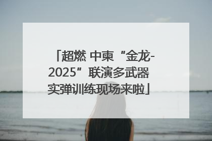 超燃 中柬“金龙-2025”联演多武器实弹训练现场来啦