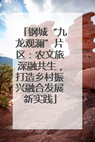钢城“九龙观澜”片区：农文旅深融共生，打造乡村振兴融合发展新实践