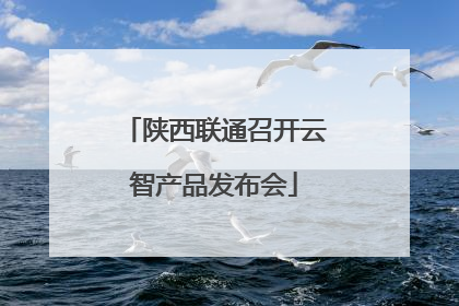 陕西联通召开云智产品发布会