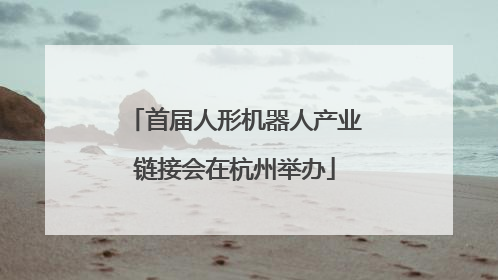 首届人形机器人产业链接会在杭州举办