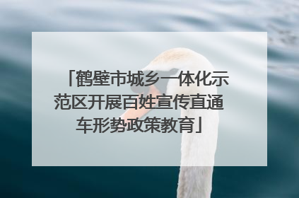 鹤壁市城乡一体化示范区开展百姓宣传直通车形势政策教育