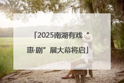 2025南湖有戏“惠·剧”展大幕将启