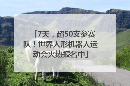 7天，超50支参赛队！世界人形机器人运动会火热报名中