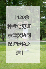 420余种候鸟见证京津冀协同保护绿色之道
