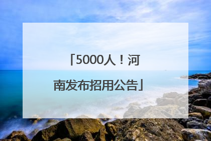 5000人！河南发布招用公告